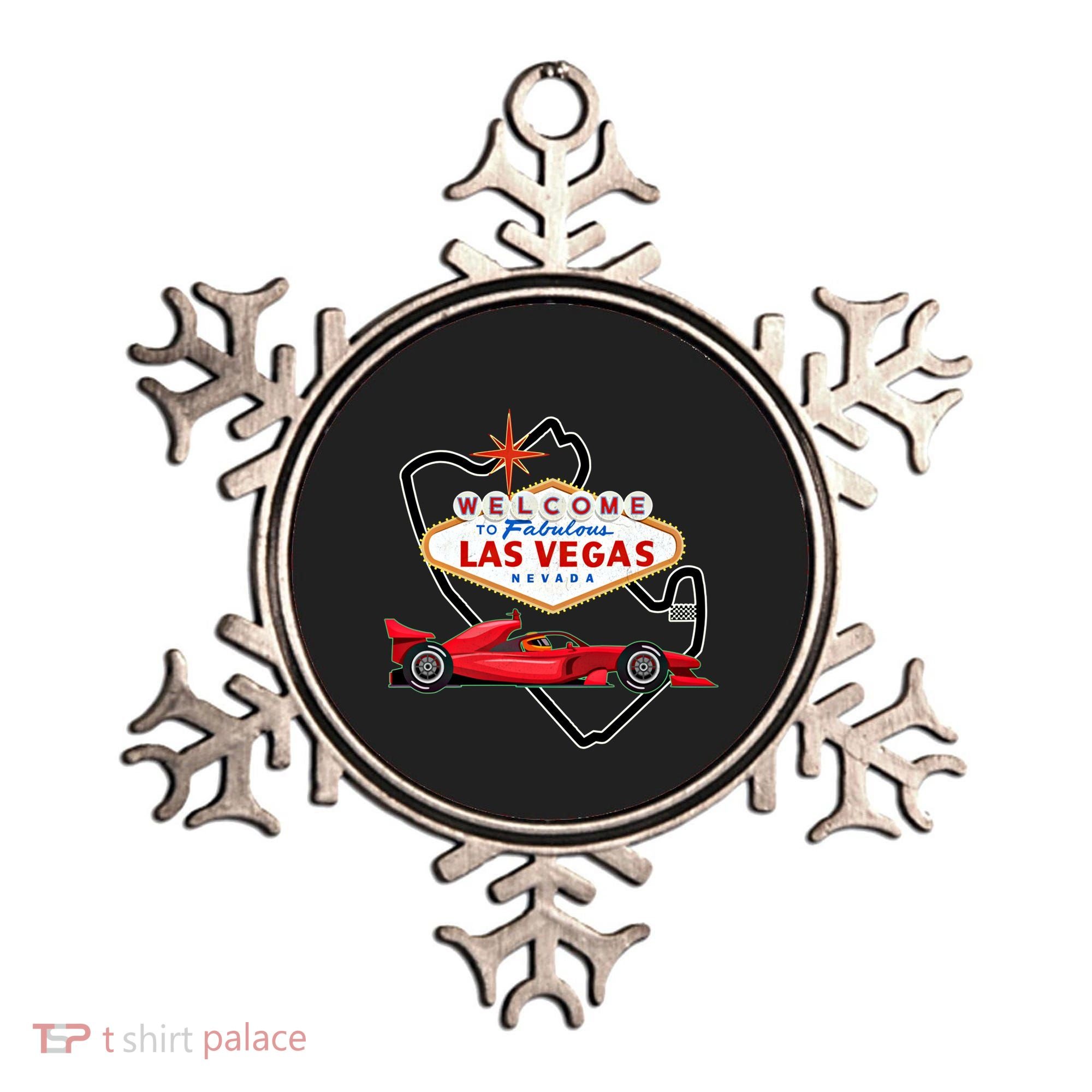 Welcome To Las Vegas Racing Race Car Strip Formula Track Cool Gift Ornament