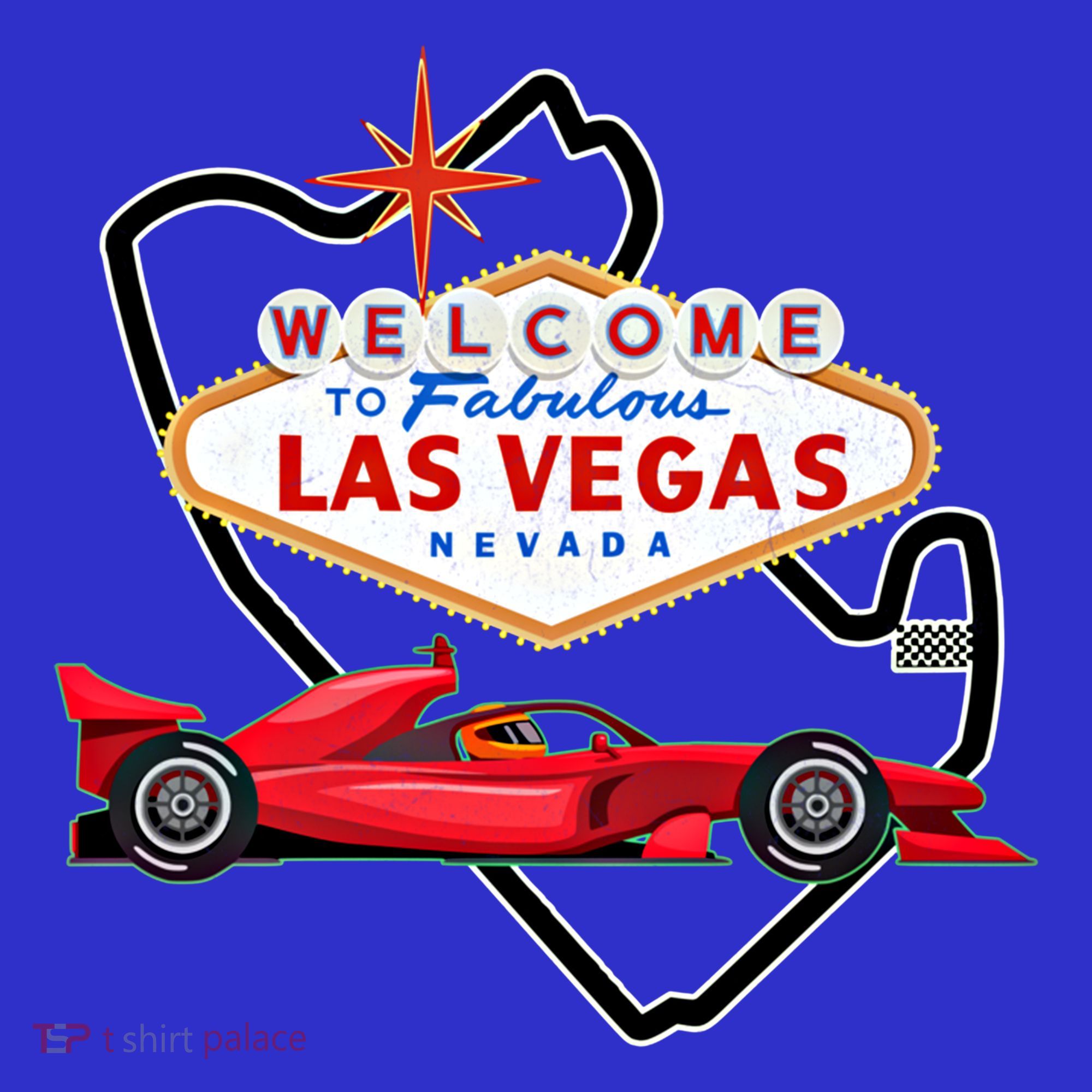 Welcome To Las Vegas Racing Race Car Strip Formula Track Cool Gift Long Sleeve Shirt