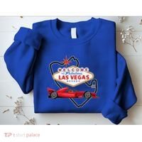 Welcome To Las Vegas Racing Race Car Strip Formula Track Cool Gift Sweatshirt thumb 2