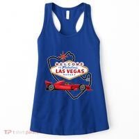 Welcome To Las Vegas Racing Race Car Strip Formula Track Cool Gift Women's Tank Top thumb 0