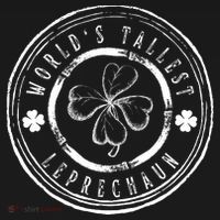World's Tallest Leprechaun Funny Clovers St Patrick's Day Apron thumb 3