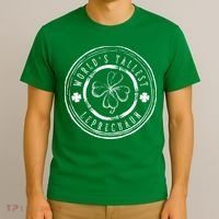 World's Tallest Leprechaun Funny Clovers St Patrick's Day T-Shirt thumb 3