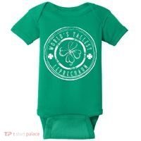 World's Tallest Leprechaun Funny Clovers St Patrick's Day Baby Bodysuit thumb 0