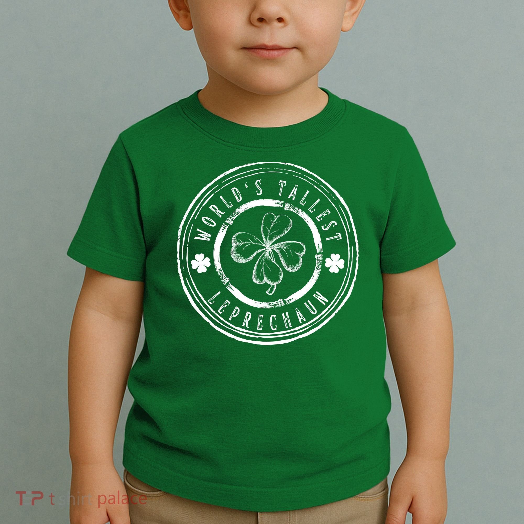 World's Tallest Leprechaun Funny Clovers St Patrick's Day Toddler T-Shirt