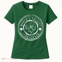 World's Tallest Leprechaun Funny Clovers St Patrick's Day Women's T-Shirt thumb 0