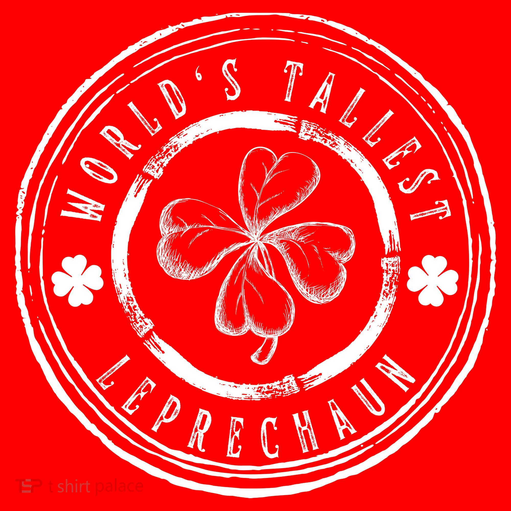 World's Tallest Leprechaun Funny Clovers St Patrick's Day Santa Hat