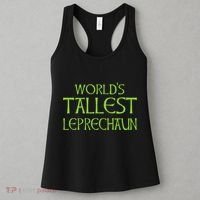 World's Tallest Leprechaun Funny Saint Patrick's Day Women's Tank Top thumb 3