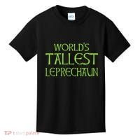 World's Tallest Leprechaun Funny Saint Patrick's Day Kids T-Shirt thumb 0