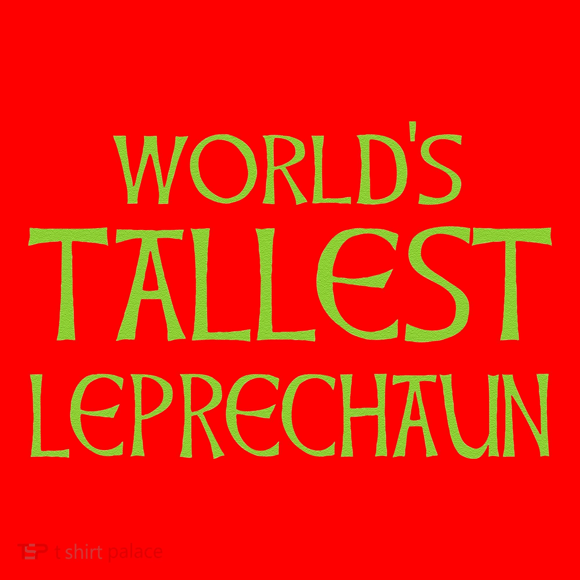World's Tallest Leprechaun Funny Saint Patrick's Day Santa Hat