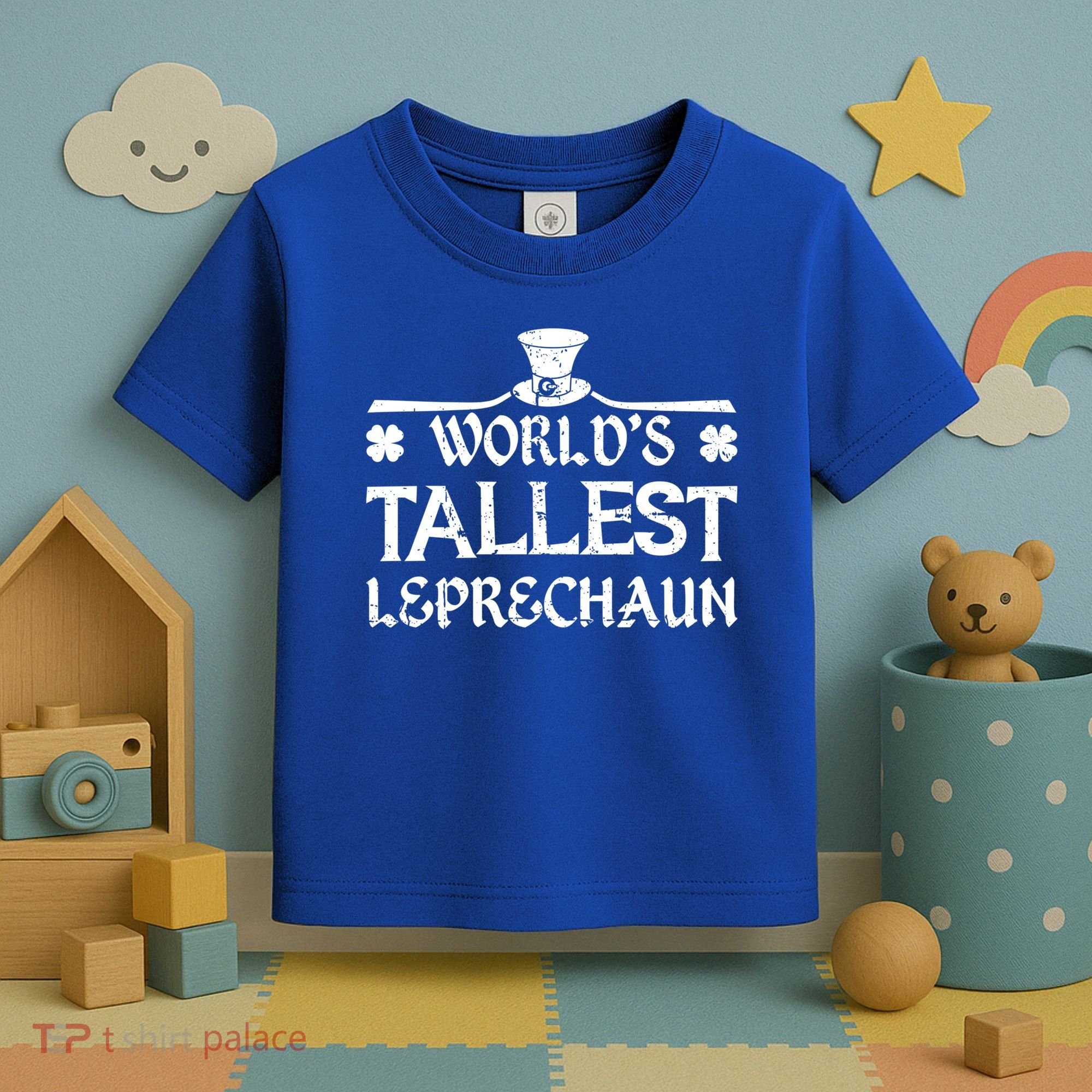 World's Tallest Leprechaun Funny Green St Patricks Day Toddler T-Shirt