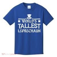 World's Tallest Leprechaun Funny Green St Patricks Day Kids T-Shirt thumb 0