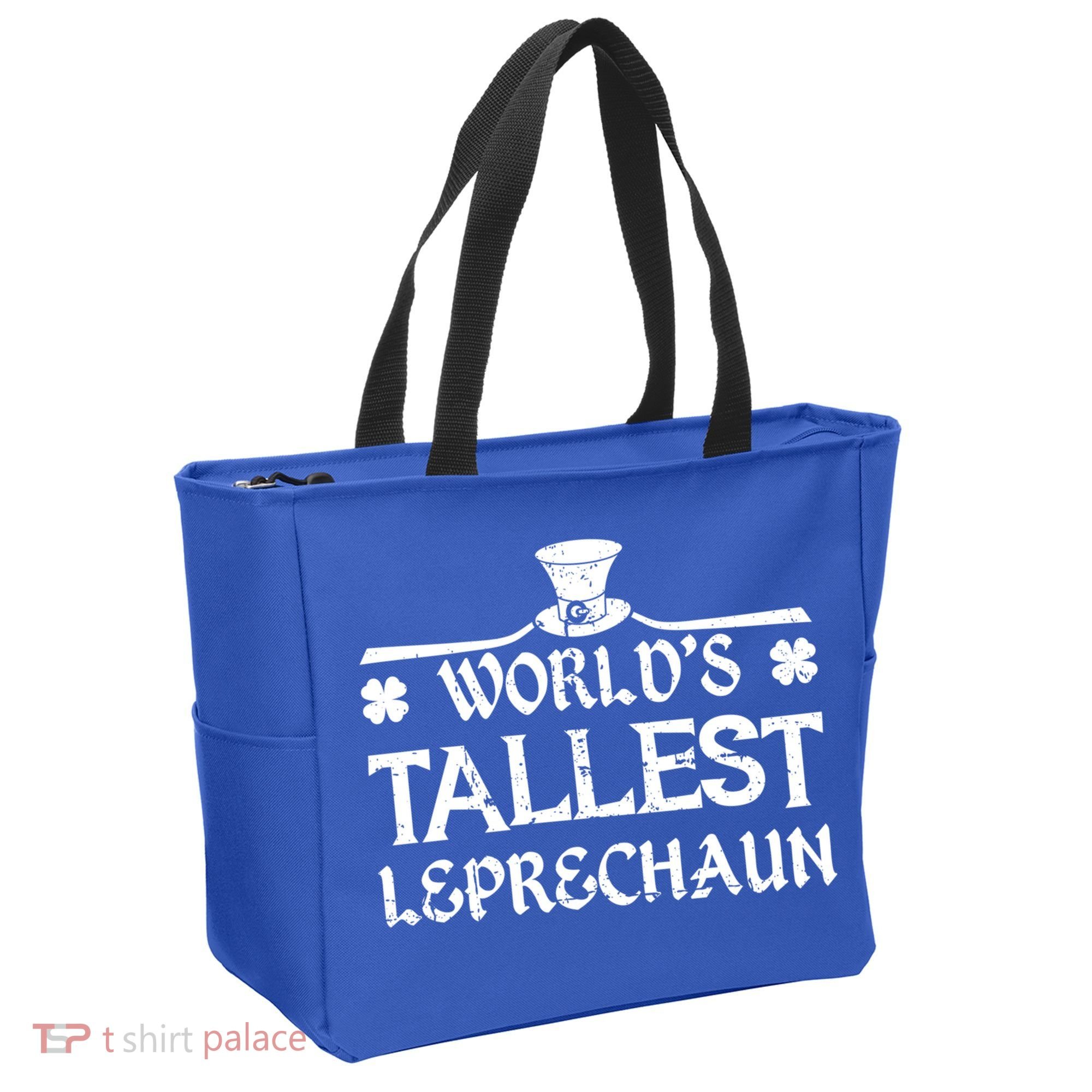 World's Tallest Leprechaun Funny Green St Patricks Day Tote Bag