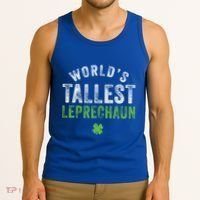 Worlds Tallest Leprechaun St Patricks Day Gift Tank Top thumb 3