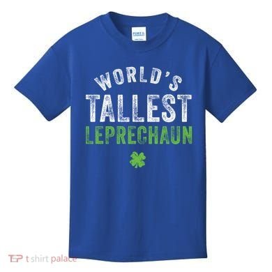 Worlds Tallest Leprechaun St Patricks Day Gift Kids T-Shirt