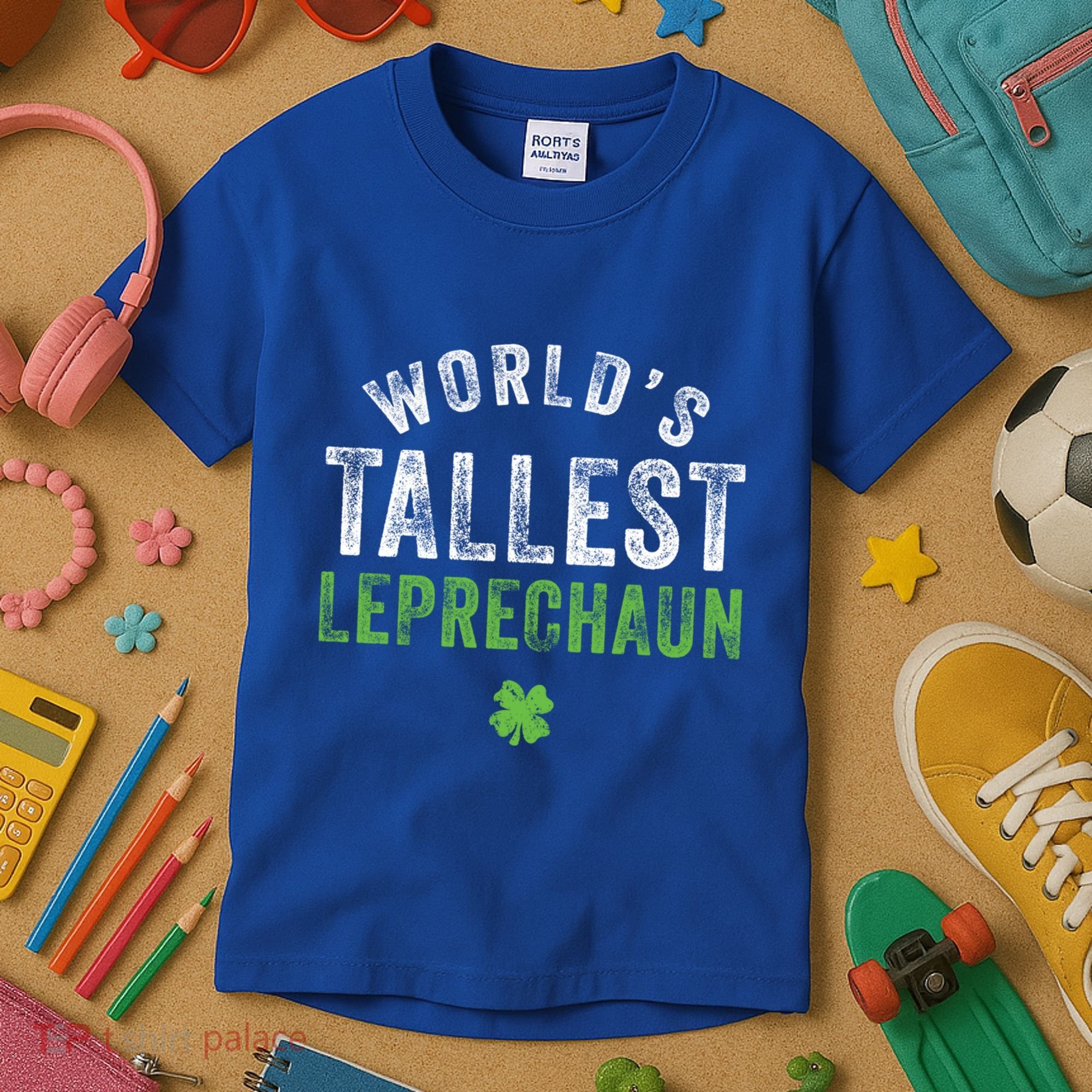 Worlds Tallest Leprechaun St Patricks Day Gift Kids T-Shirt