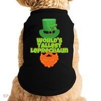 Worlds Tallest Leprechaun Funny St Patricks Day Gift Great Gift Doggie Tank thumb 0
