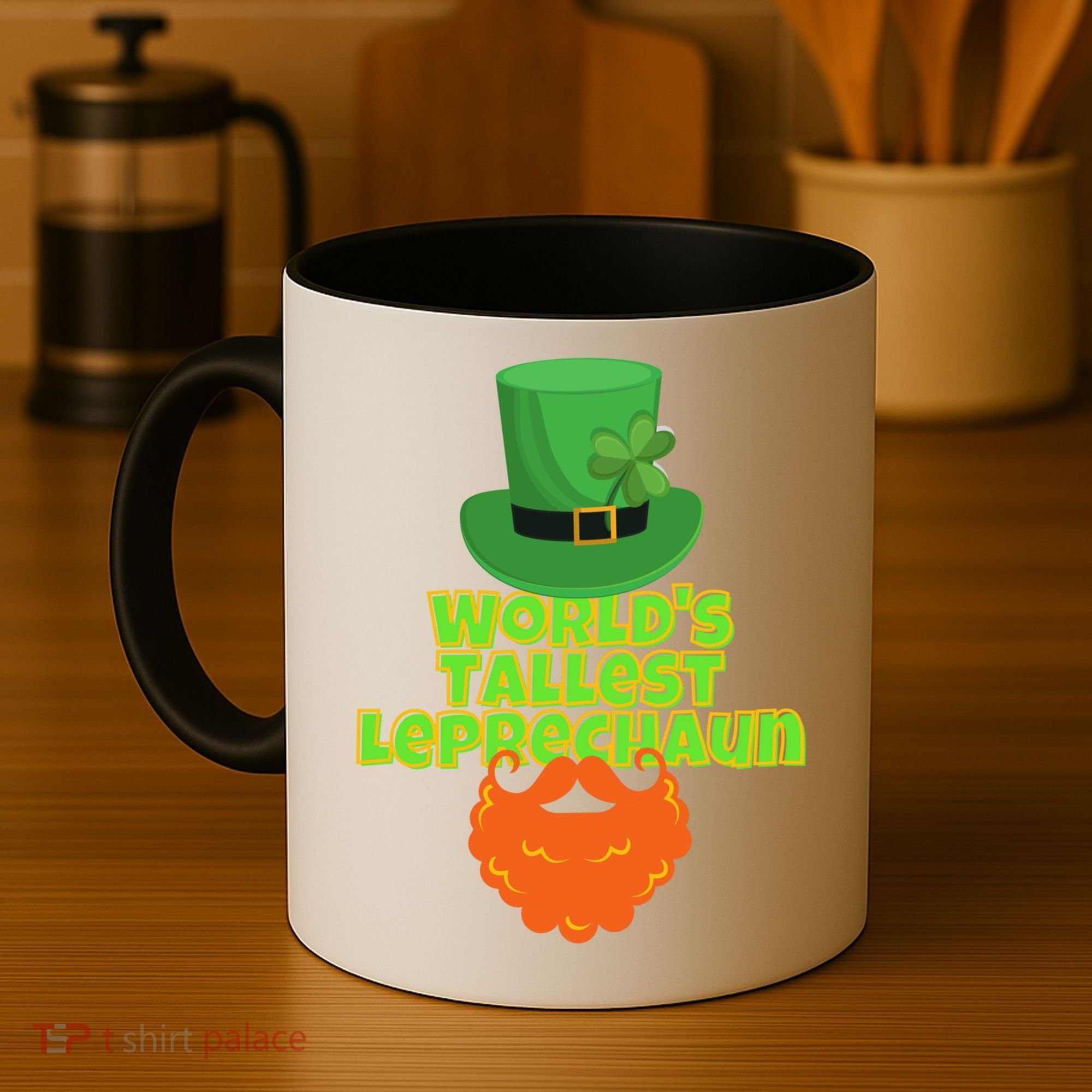 Worlds Tallest Leprechaun Funny St Patricks Day Gift Great Gift Coffee Mug