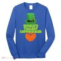 Worlds Tallest Leprechaun Funny St Patricks Day Gift Great Gift Long Sleeve Shirt thumb 0