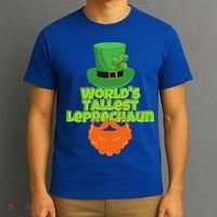 Worlds Tallest Leprechaun Funny St Patricks Day Gift Great Gift T-Shirt thumb 3