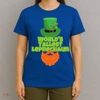 Worlds Tallest Leprechaun Funny St Patricks Day Gift Great Gift T-Shirt thumb 4