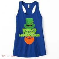 Worlds Tallest Leprechaun Funny St Patricks Day Gift Great Gift Women's Tank Top thumb 0