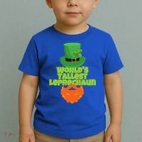 Worlds Tallest Leprechaun Funny St Patricks Day Gift Great Gift Toddler T-Shirt thumb 2