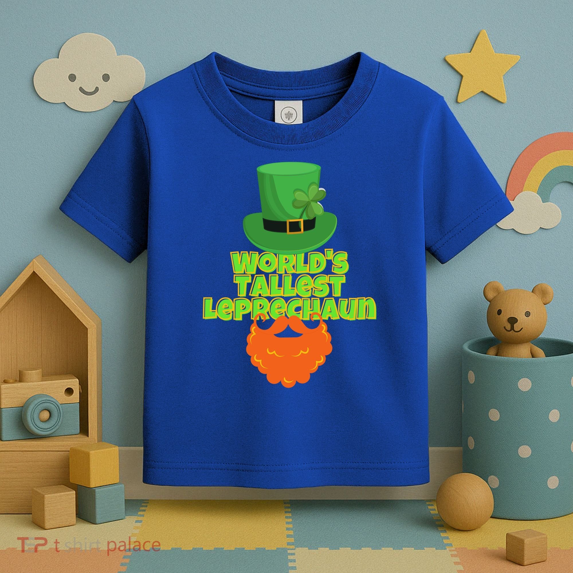 Worlds Tallest Leprechaun Funny St Patricks Day Gift Great Gift Toddler T-Shirt