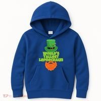 Worlds Tallest Leprechaun Funny St Patricks Day Gift Great Gift Kids Hoodie thumb 0