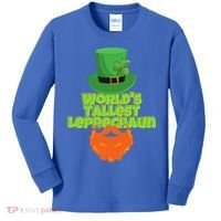 Worlds Tallest Leprechaun Funny St Patricks Day Gift Great Gift Kids Long Sleeve Shirt thumb 0
