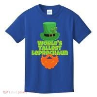 Worlds Tallest Leprechaun Funny St Patricks Day Gift Great Gift Kids T-Shirt thumb 0
