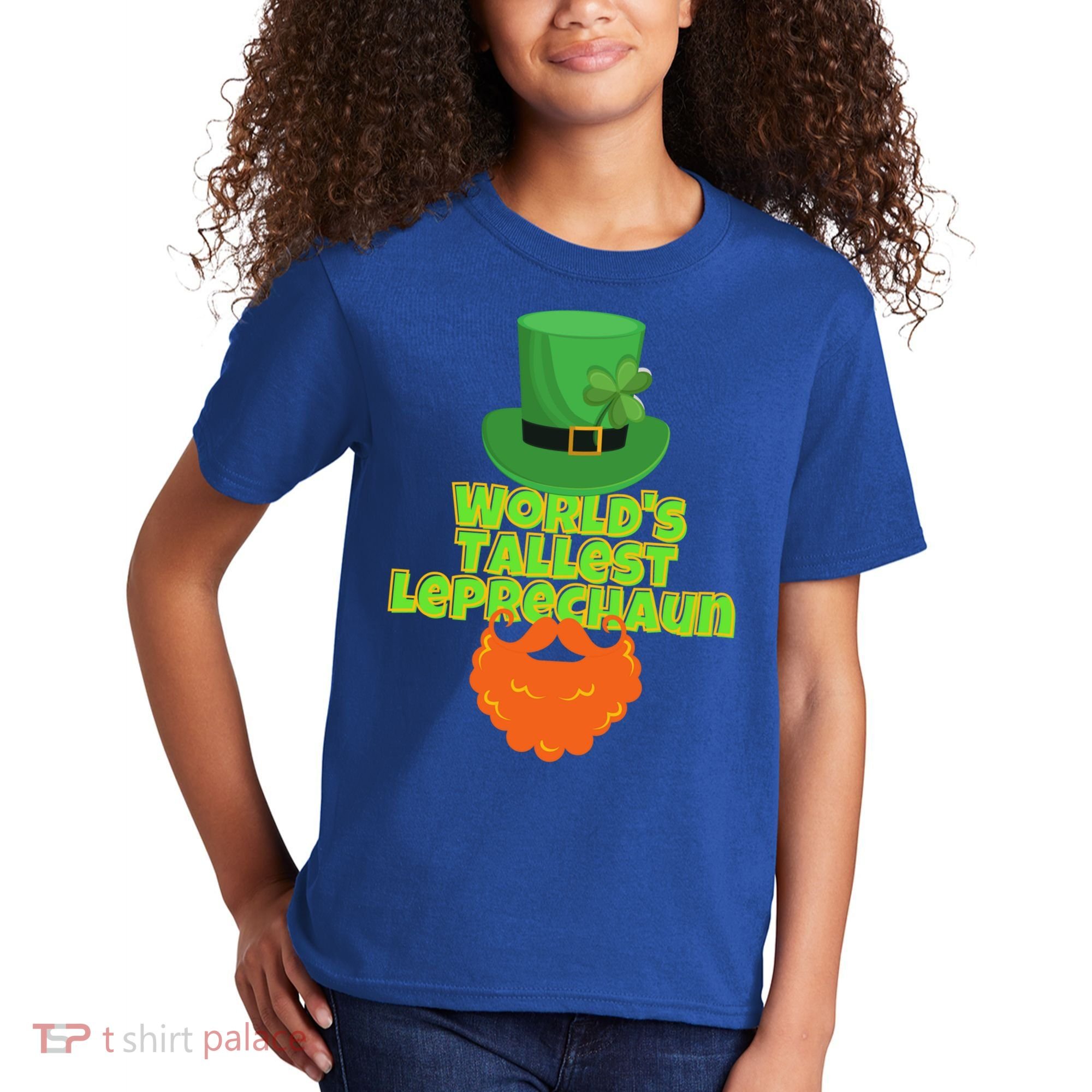 Worlds Tallest Leprechaun Funny St Patricks Day Gift Great Gift Kids T-Shirt