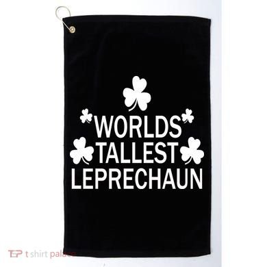 World's Tallest Leprechaun Golf Towel