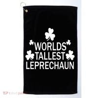 World's Tallest Leprechaun Golf Towel thumb 0