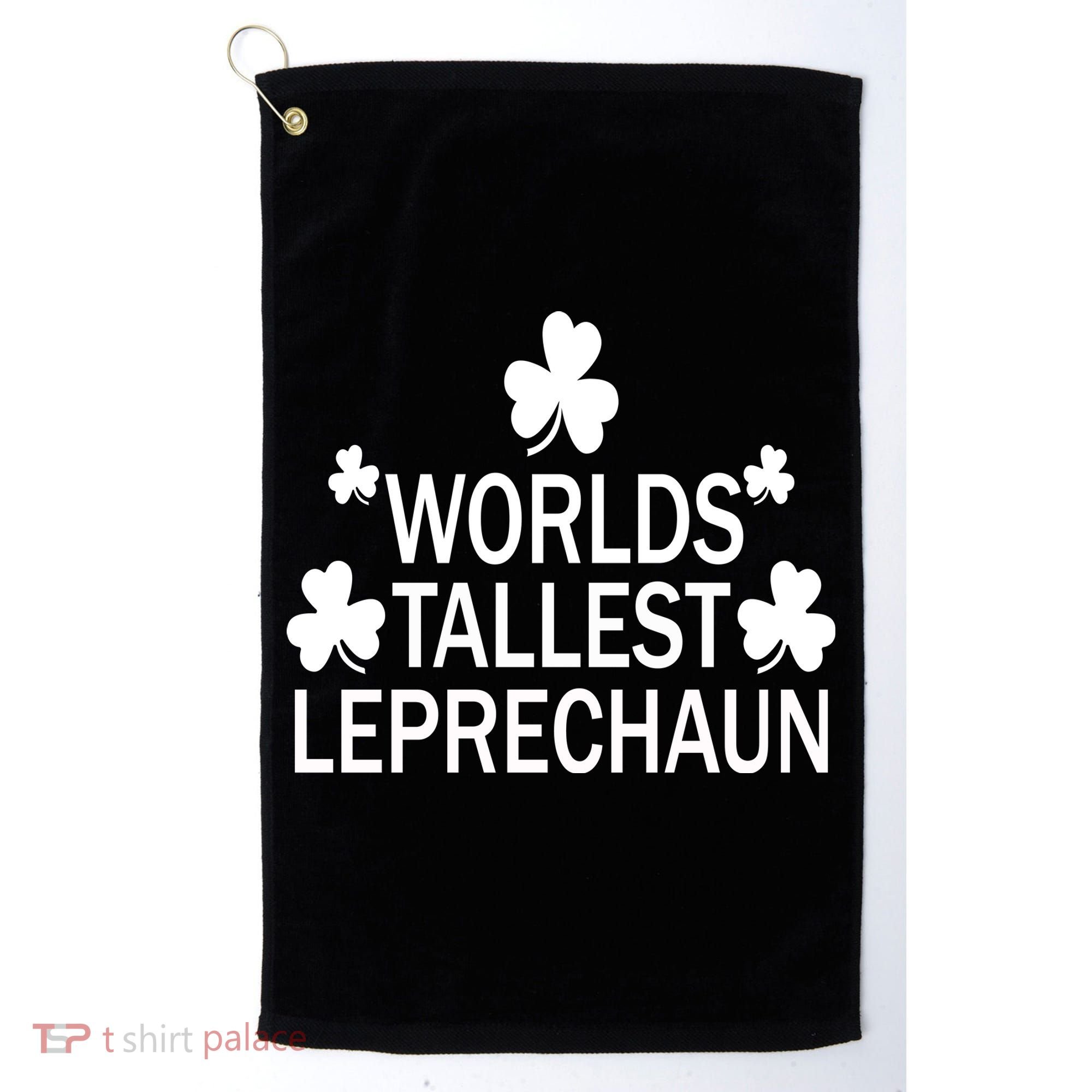 World's Tallest Leprechaun Golf Towel