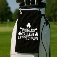 World's Tallest Leprechaun Golf Towel thumb 2