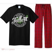 World's Tallest Leprechaun Funny Clovers St Patrick's Day Meaningful Gift Pajama Set thumb 0