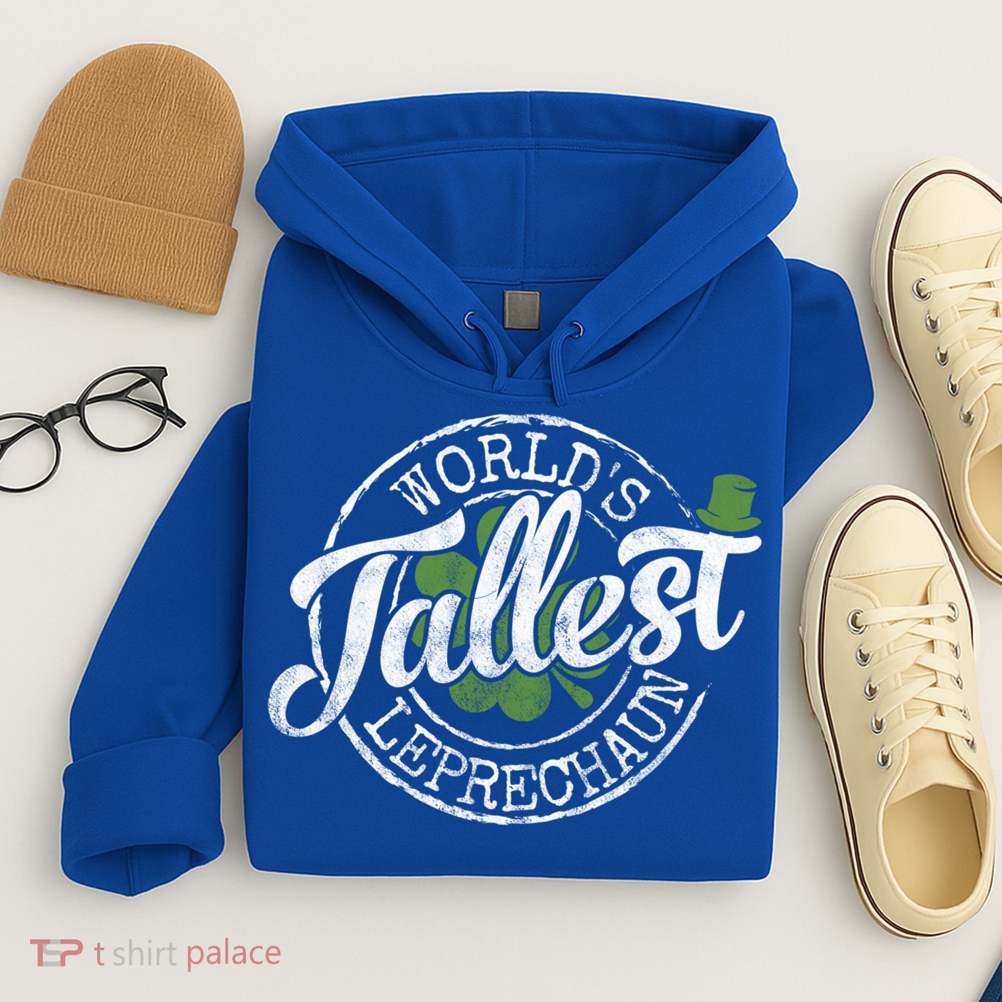 World's Tallest Leprechaun Funny Clovers St Patrick's Day Meaningful Gift Hoodie