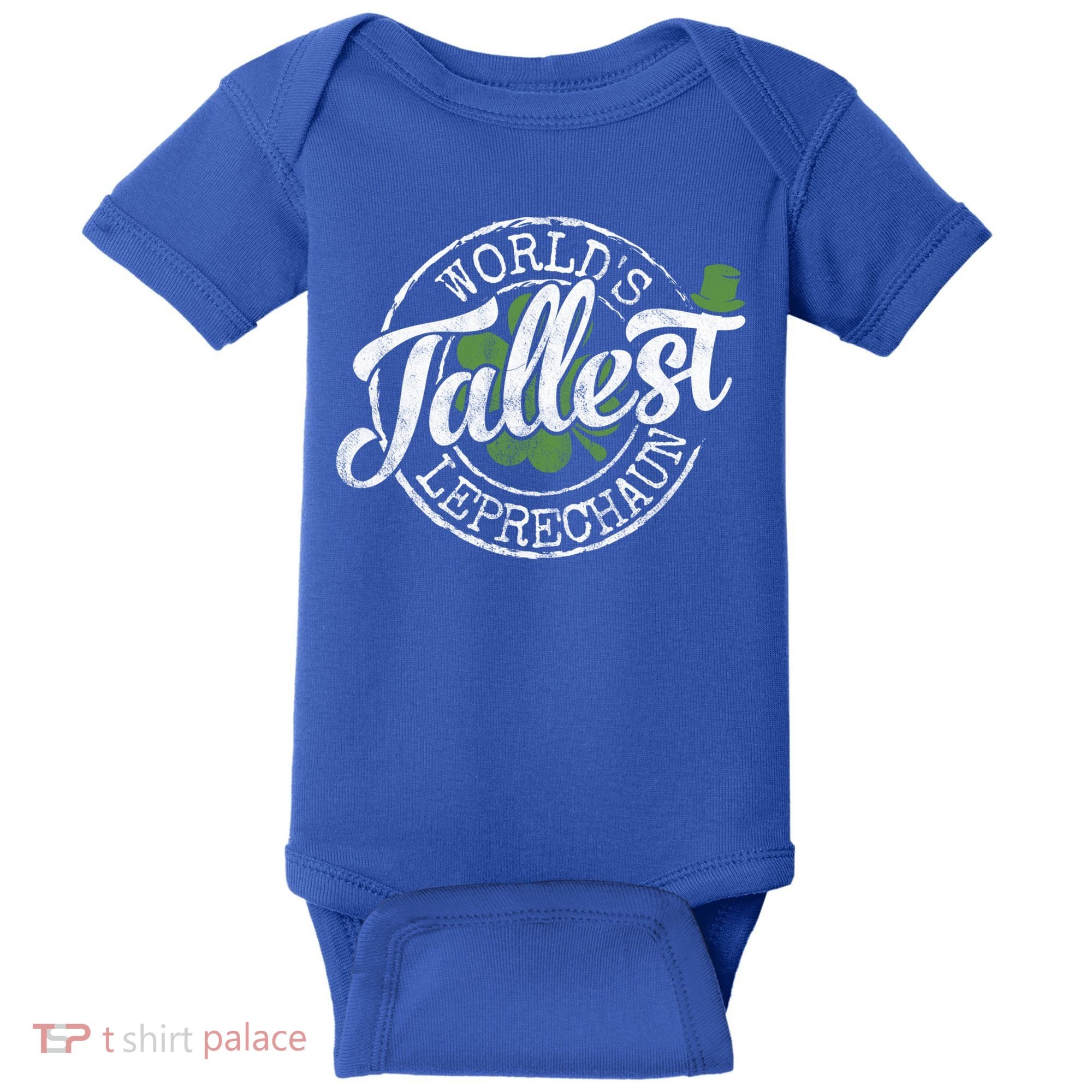 World's Tallest Leprechaun Funny Clovers St Patrick's Day Meaningful Gift Baby Bodysuit