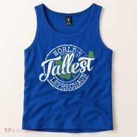 World's Tallest Leprechaun Funny Clovers St Patrick's Day Meaningful Gift Tank Top thumb 2