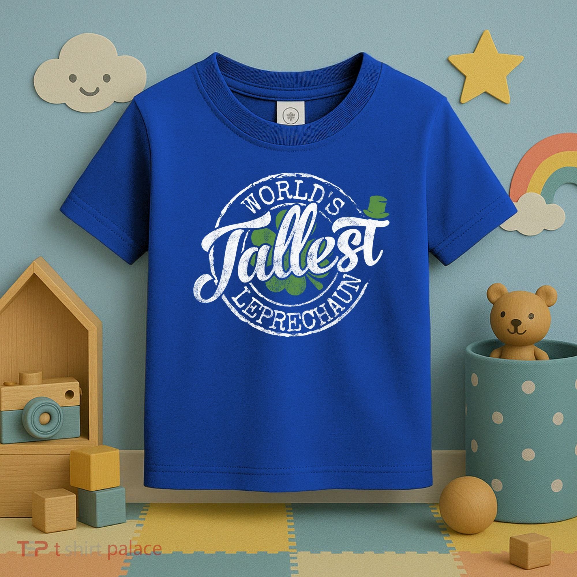 World's Tallest Leprechaun Funny Clovers St Patrick's Day Meaningful Gift Toddler T-Shirt