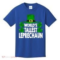 World's Tallest Leprechaun Funny Green St Patricks Day Funny Gift Funny Gift Kids T-Shirt thumb 0