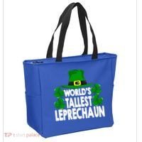 World's Tallest Leprechaun Funny Green St Patricks Day Funny Gift Funny Gift Tote Bag thumb 2
