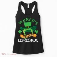 World's Tallest Leprechaun Funny St Patricks Day Women's Tank Top thumb 0