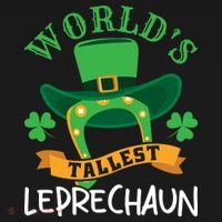 World's Tallest Leprechaun Funny St Patricks Day Tank Top thumb 6