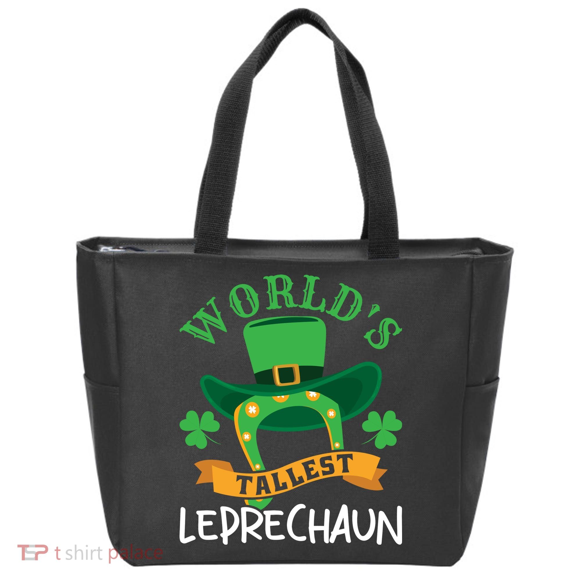 World's Tallest Leprechaun Funny St Patricks Day Tote Bag