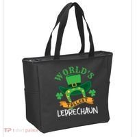 World's Tallest Leprechaun Funny St Patricks Day Tote Bag thumb 2