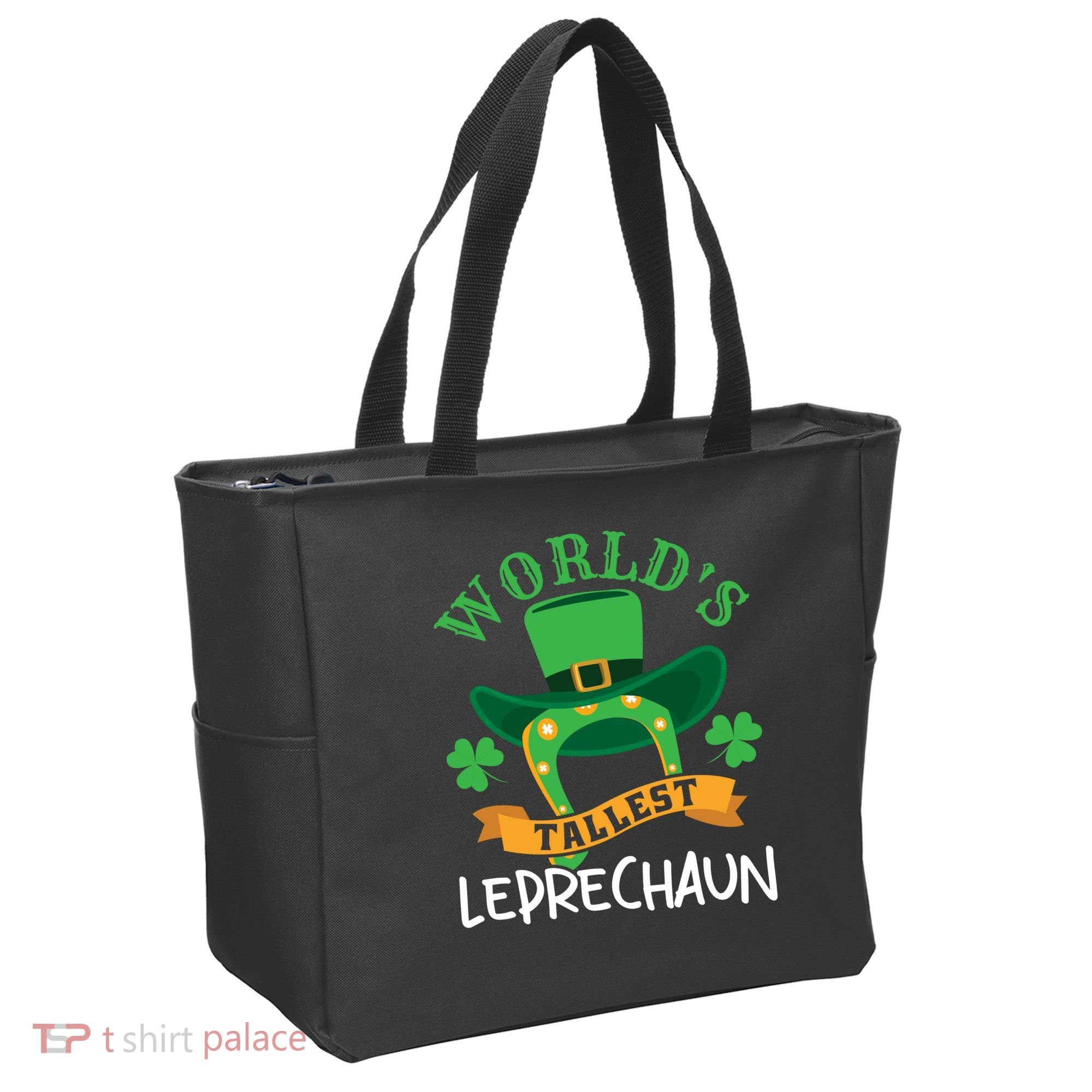 World's Tallest Leprechaun Funny St Patricks Day Tote Bag