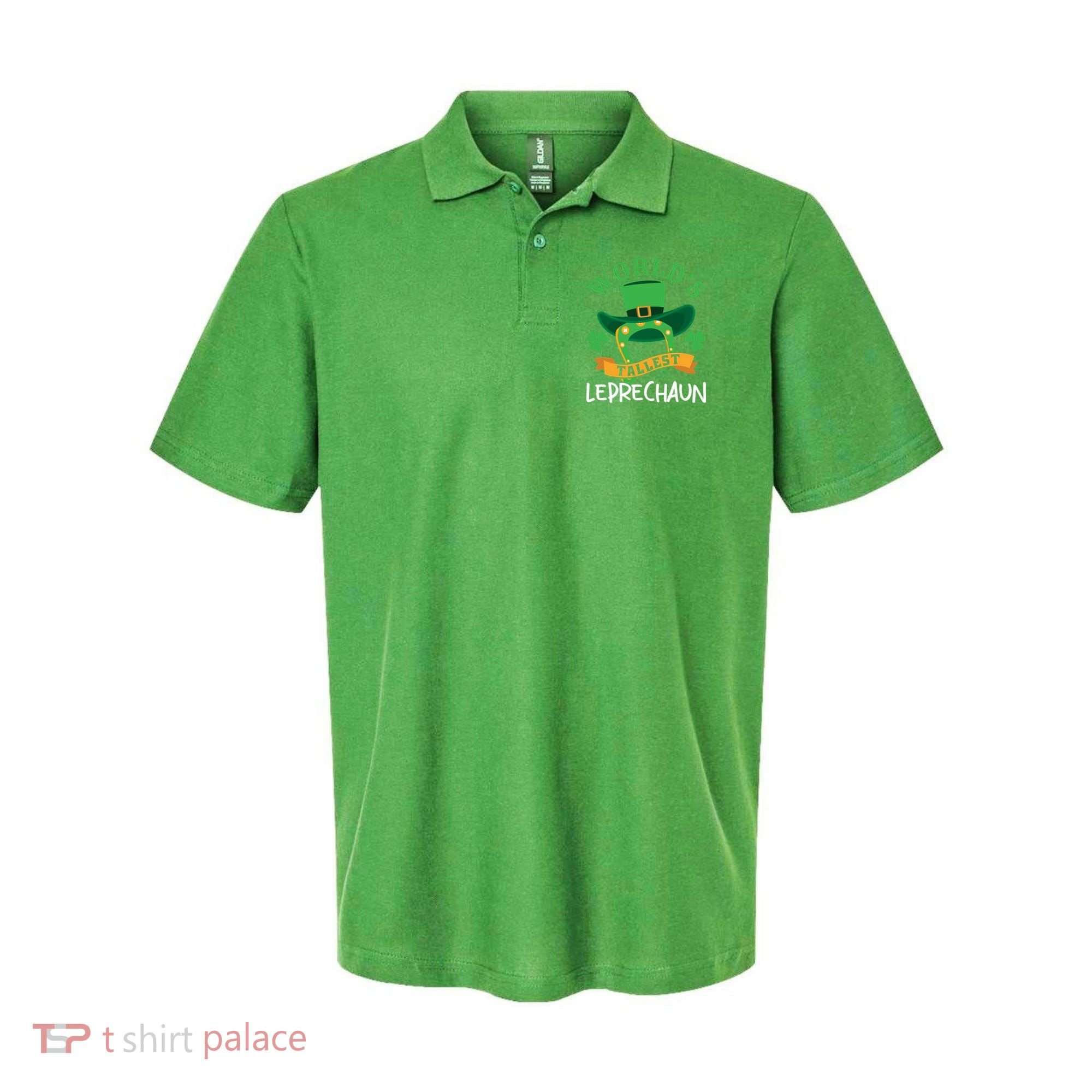 World's Tallest Leprechaun Funny St Patricks Day Polo