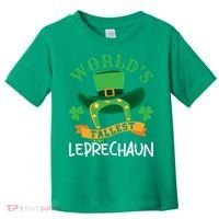 World's Tallest Leprechaun Funny St Patricks Day Toddler T-Shirt thumb 0