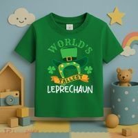 World's Tallest Leprechaun Funny St Patricks Day Toddler T-Shirt thumb 3